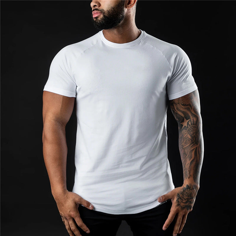 Men's Quick-Dry Sports T-Shirt - Short Sleeve Workout Top