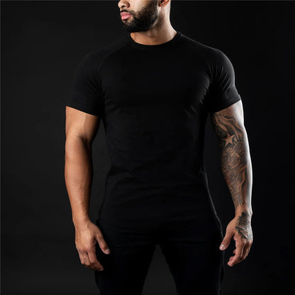 Men's Quick-Dry Sports T-Shirt - Short Sleeve Workout Top