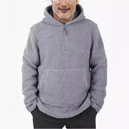 Men's Hoodie Loose Casual Zipper Hooded Sweater