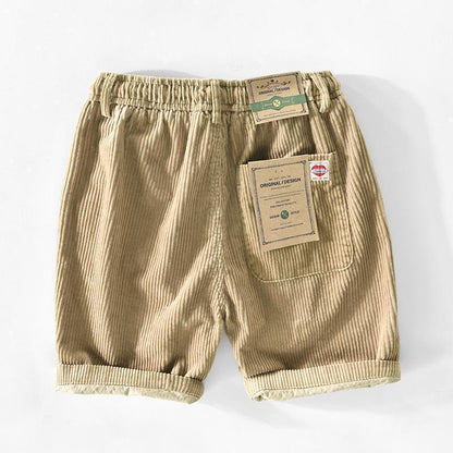 American Handsome Corduroy Shorts For Men