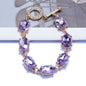 Retro Super Flash Rhinestone Decorative Necklace Women's Fashion Refined Grace Crystal