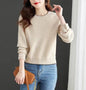 Women's Knitwear Simple Crew Neck Pullover Sweater