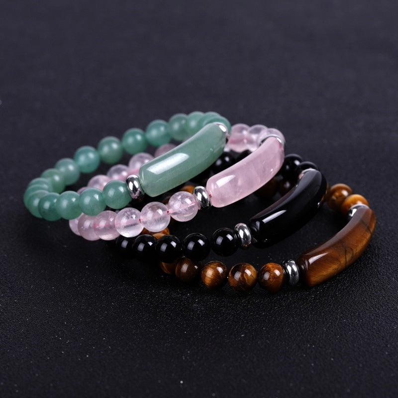 Tiger Eye Stone Green Aventurine Bracelet