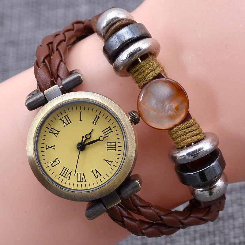 Vintage Craft Bracelet Watch Women's Fashion Twist