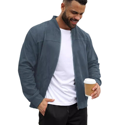 Men's Fashionable Suede Lightweight Jacket