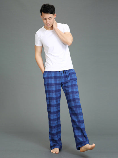 Men's spring, summer and autumn thin cotton casual pants