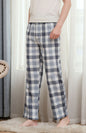 Men's thin pajamas cotton loose comfortable breathable air conditioning home pants