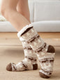 Women's Festive Knit Patterned Soft Socks