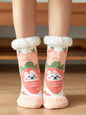 Women's Cozy Animal Print Cotton Socks