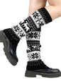 Women's Christmas Snowflake Fawn Foot Cover Pile Pile Socks