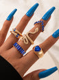 Popular jewelry ring jewelry snake-shaped love ins style five-piece ring female