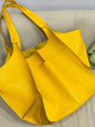 Simple Large Bag Soft Leather Large Capacity One Shoulder Portable Tote Bag