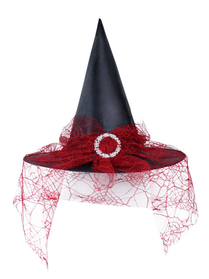 Halloween Hat Witch Party Black Pointed Hat