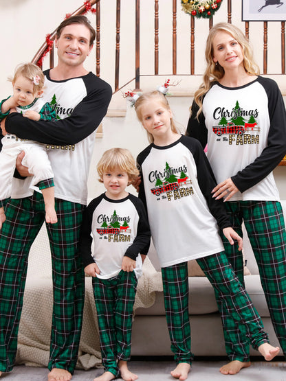 Family Christmas Print Pajama Set