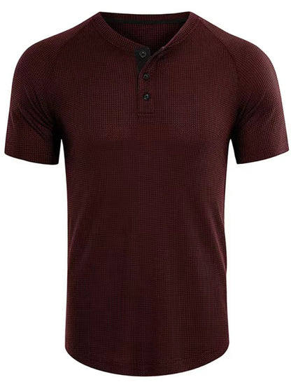 Men's Light Business Casual Round Neck Tee