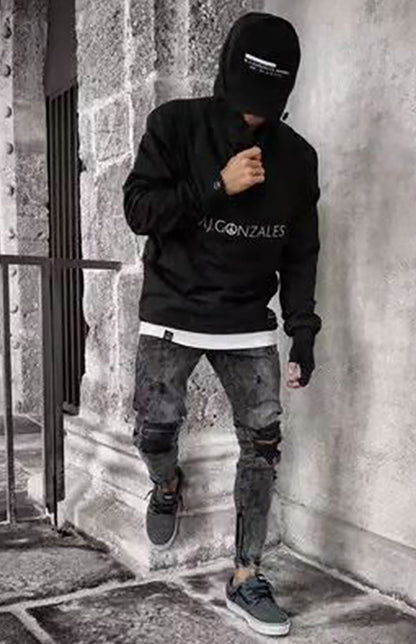 Men's Distressed Street Style Skinny Jeans