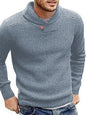 Men's Sweater Lapel Button Pullover Sweater