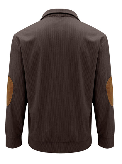 Men's Casual Outdoor Jacket Casual Stand Collar Long Sleeve Sweatshirt