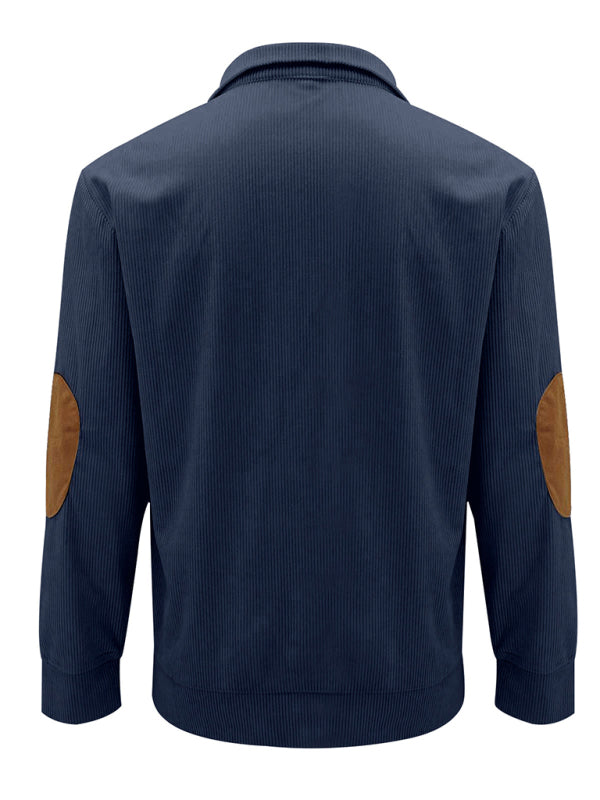 Men's Casual Outdoor Jacket Casual Stand Collar Long Sleeve Sweatshirt