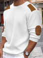 Men's Autumn-Winter Patchwork Textured Sweater