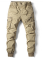 Men's casual solid color cargo pants