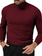 Simple base shirt high collar long sleeve T-shirt