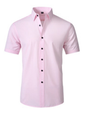 Men's non-iron wrinkle-resistant short-sleeved shirt