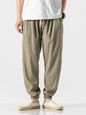 Men's Linen Pants Fashion Haren Pants Drawstring Pants