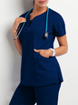 Oral dentist surgical gown separate wash clothes set elastic quick-drying hospital Nurse uniform