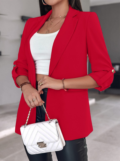 Stylish blazer with sleeves and buttons