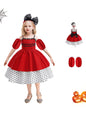 Girls Polka Dot Princess Costume Dress