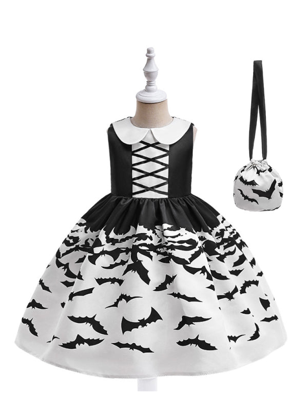 Halloween Themed Girls' Party Dress