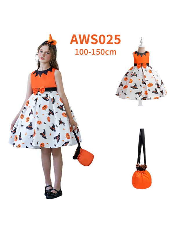 Halloween Themed Girls' Party Dress