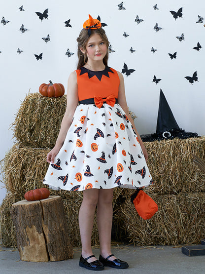 Halloween Themed Girls' Party Dress