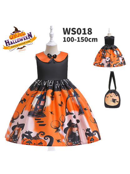 Halloween Themed Girls' Party Dress