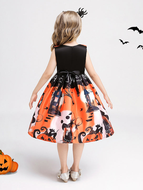 Halloween Themed Girls' Party Dress