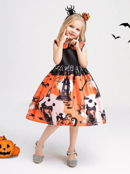 Halloween Themed Girls' Party Dress