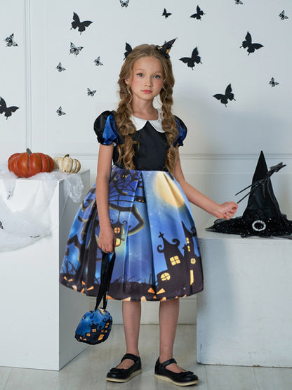 Halloween Themed Girls' Party Dress