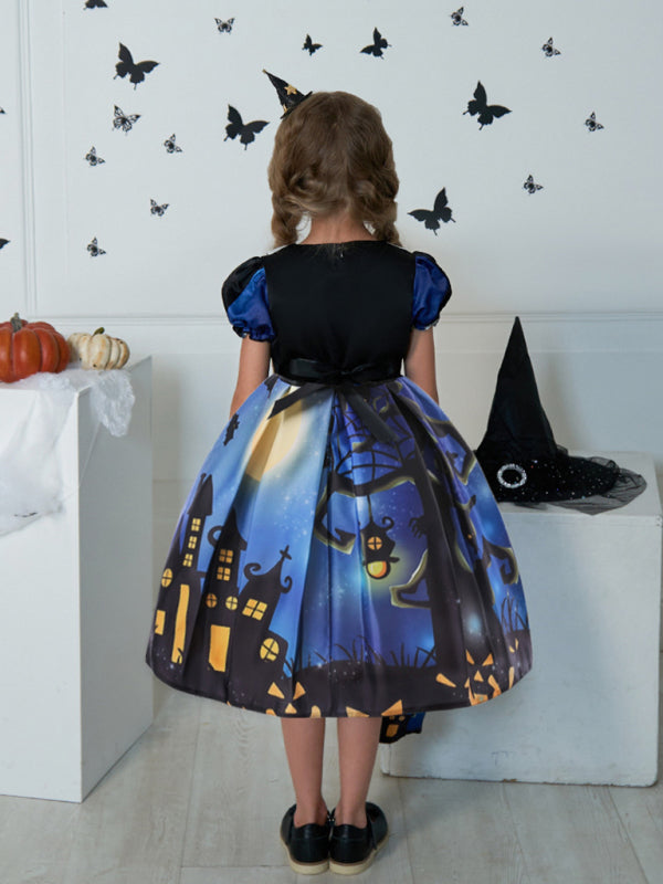 Halloween Themed Girls' Party Dress