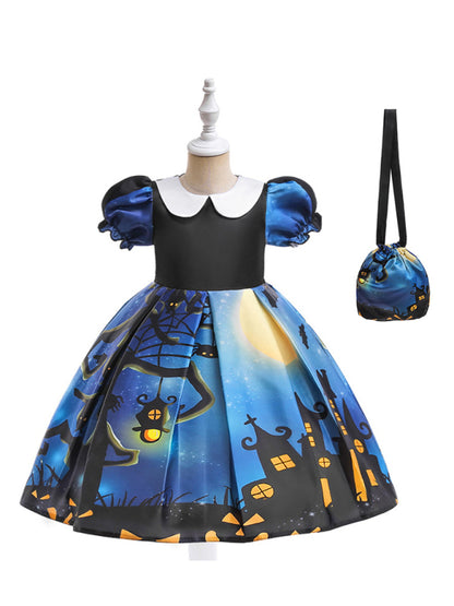 Halloween Themed Girls' Party Dress