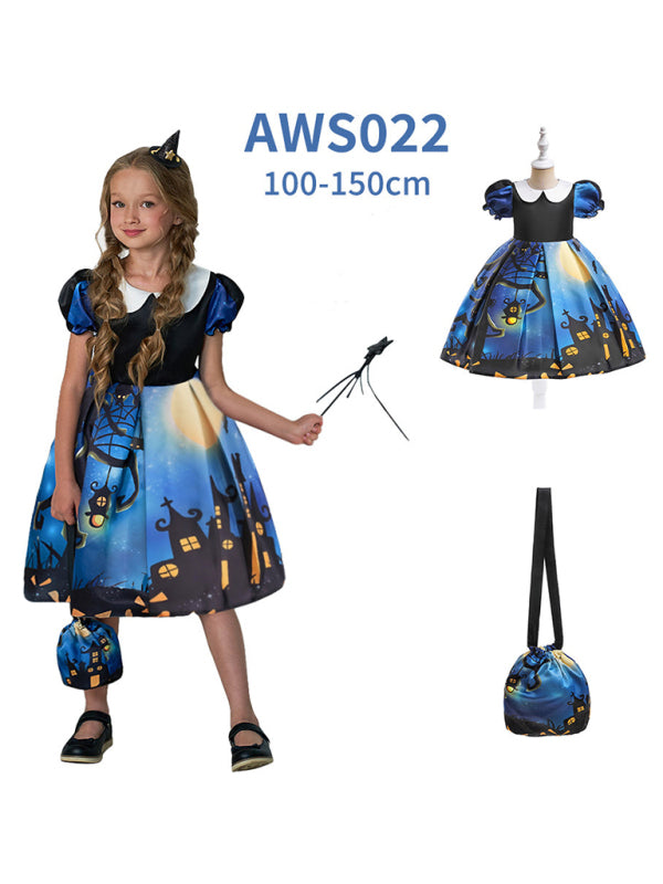 Halloween Themed Girls' Party Dress