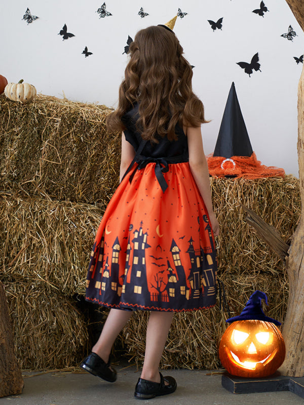 Halloween Themed Girls' Party Dress