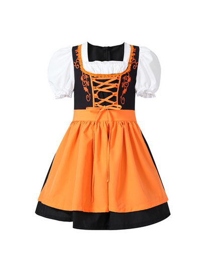 Halloween costumes cute children's beer festival skirts multi-color campus activities girls costumes