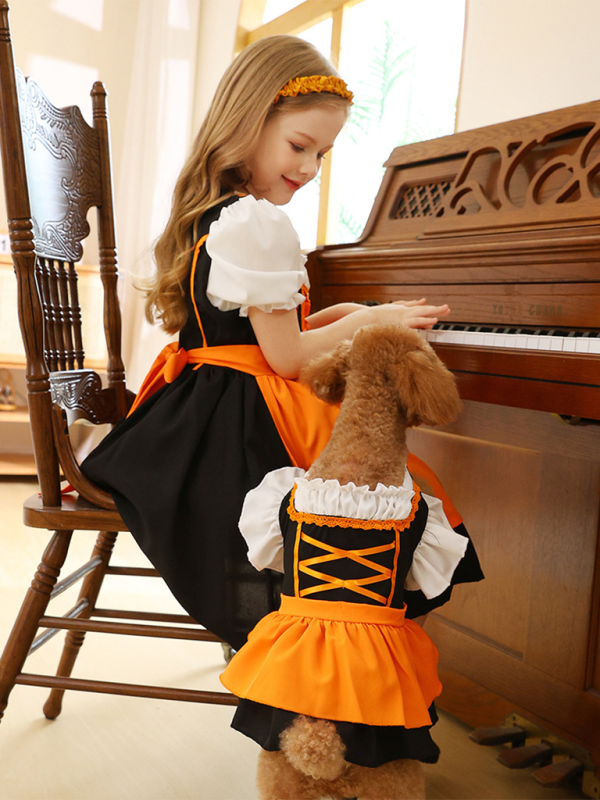 Halloween costumes cute children's beer festival skirts multi-color campus activities girls costumes