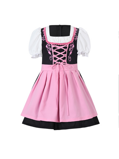 Halloween costumes cute children's beer festival skirts multi-color campus activities girls costumes